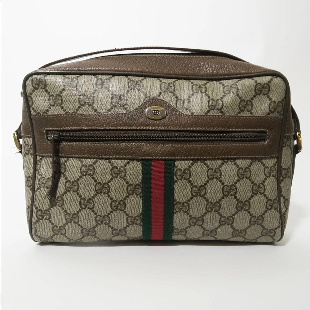 Gucci Vintage GG Plus Camera Bag
